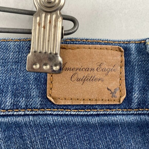 American Eagle Womens Jeans 32x29 Measured Super Stretch Skinny Blue - Picture 16 of 16